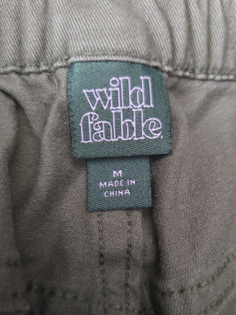 wild fable Green Wide Leg Cargo Pants - Picture 5 of 8